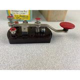 Morse Code Speed X Transmitting Key Cat. No. 114-300-1 E .F. Johnson Co.