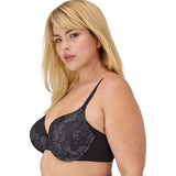 Wonderbra E1321H Womens Lightly Lined Full Coverage Bra Black