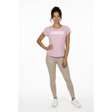Puma Women's Pink Athletic Short Sleeve Shirt Size XS Cotton