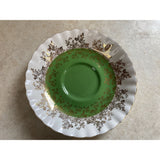 Royal Albert Green Regal Searies Bone China Tea Cup And Saucer Set