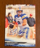 2025 Upper Deck CFL Football Card Autograph Zach Collaros Blue Bombers