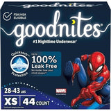 Huggies Goodnites Boys Bedwetting Night Time Underwear, XS (28-43 lb.), 44 Ct