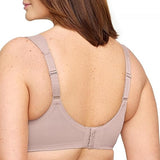 Glamorise womens Magiclift Seamless T-shirt Bra Wirefree #1080 Taupe NWOT