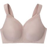 Glamorise womens Magiclift Seamless T-shirt Bra Wirefree #1080 Taupe NWOT