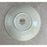 Paragon Double Warrant Green Maple Leaf Yellow Tea Cup & Saucer Ontario Crest