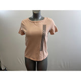 Van Women's Blush Pink VANS T-Shirt Size Medium Cotton