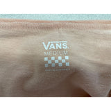 Van Women's Blush Pink VANS T-Shirt Size Medium Cotton