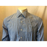American Eagle Outfitters Vintage Fit Striped Oxford L/S Button Down Shirt M