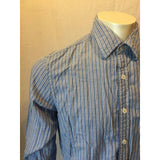 American Eagle Outfitters Vintage Fit Striped Oxford L/S Button Down Shirt M