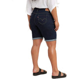 Levi's womens 22W Classic Bermuda Shorts Royal Rinse Indigo Blue NWOT