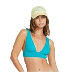 Billabong Sol Searcher Remi Plunge Bikini Top Blue Lagoon B0DR168ZQM SMALL NEW