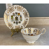Paragon England Canada Coats of Arms Vintage Cup & Saucer