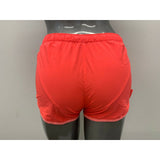 Adidas Women's Size XS Peach Elastic Waist Nylon Running Shorts