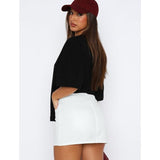 Eddoyee Denim Skirt for Women Mini Jean Skirt with Shorts NEW Medium