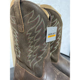 ARIAT F2892-18 mens 11.5EE Groundbreaker Square Toe Work Boot Brown/Brown
