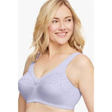 Glamorise Womens Full Figure Cotton Blend Support Bra #1001 Lilac