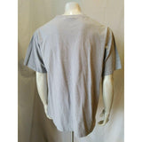 Walt Disney World Men's X-Large Embroidered Mickey Mouse Grey Cotton T shirt
