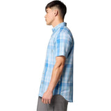 Columbia Big Man's Rapid Rivers II Shirt 6X Blue Plaid Cotton NWOT