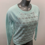 PINK Victoria’s Secret Beaded Sweatshirt Women’s Size Small Long Sleeve