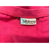 Billabong Women's Pink Short Sleeve T-Shirt Long Length Small Explore your wow