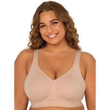 Fruit of the Loom FT811 Womens Wireless Cotton Bra Beige 38G NWOT