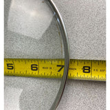 7" Glass Universal Cooking Pot Lid With Cool Touch Handle And Stainless Rim USED