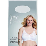 Wonderbra W0906 Plus-Size JMS Front Closure Wire-Free Bra Women's White