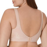 Bali Womens Large Comfort Revolution Wireless Bra, Df3488 Almond Tropic NWT