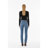 Silver Jeans Women's Size 31 Bootcut Stretch Mid Rise Blue Jeans Denim