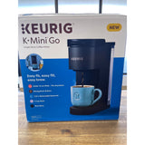 Keurig K-Mini Go Single Serve K-Cup Pod Coffee Maker, Navy NEW