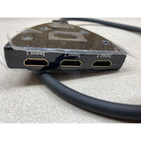 HDMI Switch 4k@30Hz, Gold-plated HDMI Switch splitter 3 port, Supports 4K,