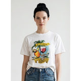 Bahamas It's 5 O'clock Somewhere T Shirt Women's Size Large White Graphic Tee