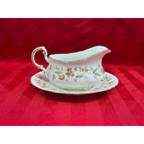 Paragon Seville Fine Bone china England Gravy Boat and Platter