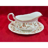 Paragon Seville Fine Bone china England Gravy Boat and Platter