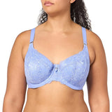 Elomi EL8080JAR Brianna Underwire Padded Half Cup Bra 32J Jacaranda Blue NWT