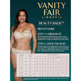 Vanity Fair Beauty Back Full Figure Strapless 74380  BeiGE