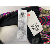 BillaBong Women's L DrumBeat Lowrider Full Coverage Bathing Suit Bottoms NEW Still in package* Funky Pattern Polyamide Blend Larg