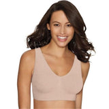 Hanes Women's Get Cozy Pullover ComfortFlex Wirefree Bra Beige (G196)
