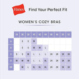Hanes Women's Get Cozy Pullover ComfortFlex Wirefree Bra Beige (G196)