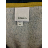 Bench Women's Blue Black Cheetah Print Long Sleeve Full Zip Jacket Size Medium