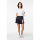 GIRLS Short Pleated Skirt Size Large Blue Side Zip NWOT