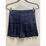 GIRLS Short Pleated Skirt Size Large Blue Side Zip NWOT