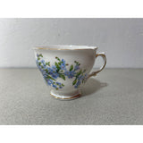 Royal Vale Fine Bone China England Orphaned Teacup Blue Floral