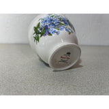 Royal Vale Fine Bone China England Orphaned Teacup Blue Floral