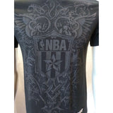 NBA Elevation Tee Men's Small Black Short Sleeve Graphic Crew Neck T Shirt