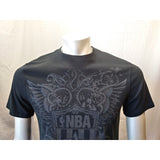 NBA Elevation Tee Men's Small Black Short Sleeve Graphic Crew Neck T Shirt
