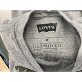 Levi's Men's Camo Logo T Shirt Size Medium Gray Crew Short Sleeve Tee