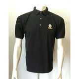 Pittsburgh Steelers NFL Football Lee Men's Black Golf Pique Polo Shirt Size S