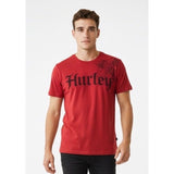 Hurley Men's Red Short Sleeve T-Shirt Size Medium Cotton