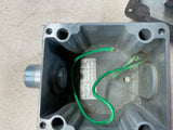 Allen-Bradley Emergency Stop 4' x 4" x 3" Cast Power Box With Push Button Switch